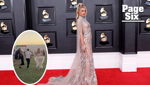 Video of Paris Hilton’s bodyguard chasing her through Coachella goes viral