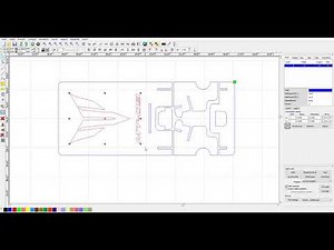RDWorks Laser Settings Setup for Scan and Cut || Cell Stand - 9 of 10