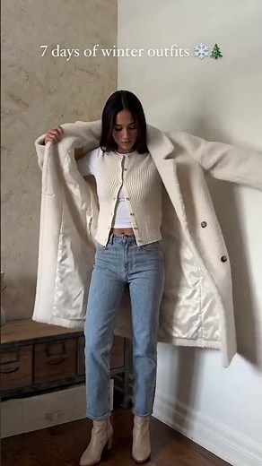 Which winter outfit layer makes the look pop?