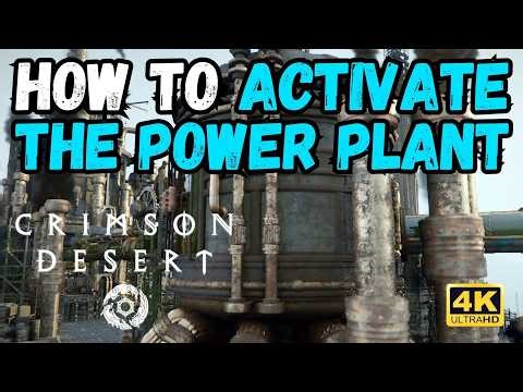 Crimson Desert | How to Solve the Gorthak Ironworks Power Plant Puzzle ♨️ 4K 60FPS #crimsondesert