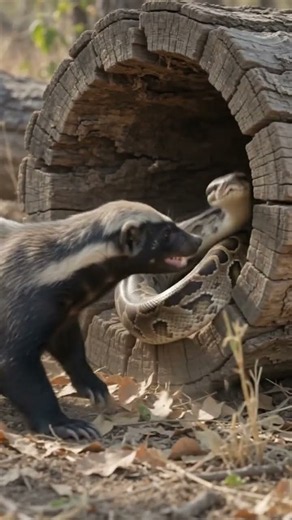 Why the Honey Badger Never Backs Down: Encounter With a Python ​BEASTS & BEYOND AI