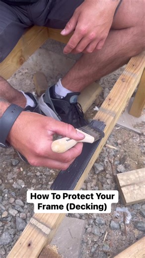 How To Protect Your Frame (Deck Tape) #How #homeimprovements #tips #doitforyourself #reels #diy #decking #decks | The Home Improvements Channel Uk