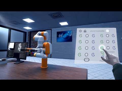 Virtual Reality for Robotics Training | UFactory xArm7 Digital Twin