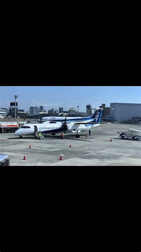 ANAプロペラ機 駐機場にて #ana