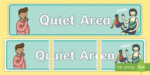 Quiet Area Display Banner