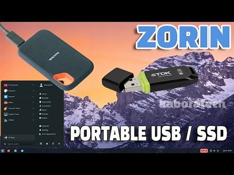 How to create a portable Linux Zorin USB drive
