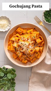 40K views · 1.1K reactions | Quick & Easy Gochujang Pasta  Bold, spicy, and creamy, and the best of both worlds: Korean & Italian, all in in under 20 minutes. Comment “Pasta Recipe” and I’ll message you my recipe ASAP. Just follow me first so I’m allowed to share my recipe with you  . . . #lazyrecipes #gochujangpasta #pastarecipe #easymeals #easyrecipes | Takes Two Eggs | Facebook