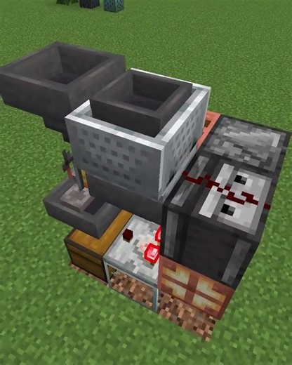 Unicorn Crossing: Redstone line and Hopper Line Intersection