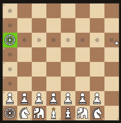 How the Ratha (Chariot) Moves – Chaturanga/Shatranj Chess