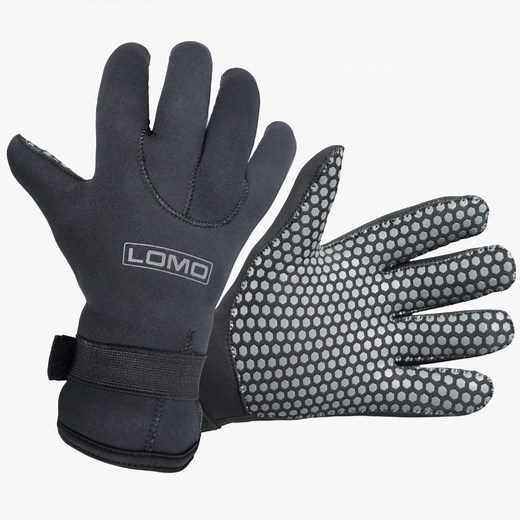 5mm Neoprene Wetsuit Gloves - Black | Lomo UK. Wetsuits & Dry Bags