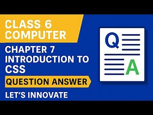 Computer class 6 chapter 7 question answer | Let's innovate book | Class 6 Computer Lesson 7 Q & A