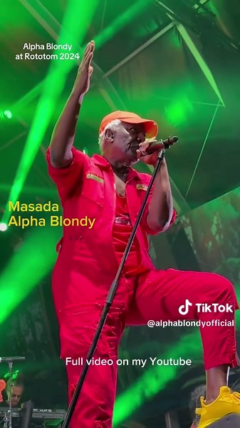 Alpha Blondy Live Performance of Masada at Rototom 2024