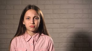 Upset Teen Girl Crying