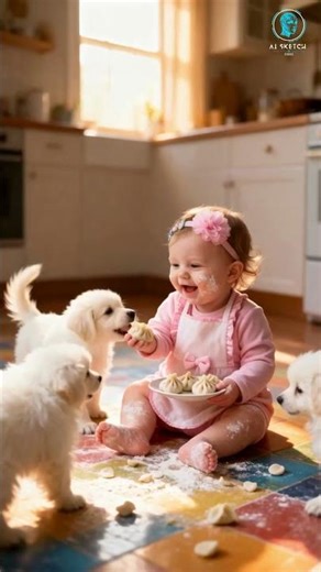 Olivia Tries Making Momos With Her Dogs 🐶🥟 | Funny Cooking Challenge