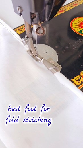 Best foot for fold stitching|| sewing machine tips and tricks #silaitips #sewinghacks #machinefoot | tailor course