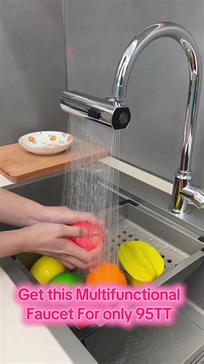 Get this for only 95TT and beautify your kitchen! #trinidad #fyp #kitchen #sink #faucet