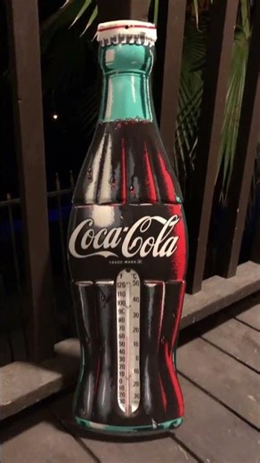1960s Coca-Cola Bottle Thermometer #cocacola #coke #decor #homedecor #retro
