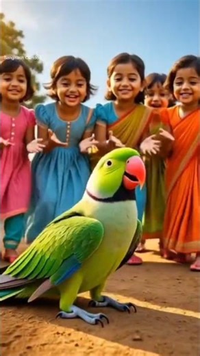 Main Tota Children Song, मैं तोता मैं तोता, Parrots Nursery Rhyme #maintotaharerangka #preschool