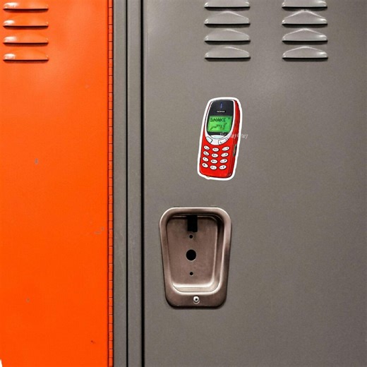 90s Nostalgia Cellphone Sticker, Retro Snake Game Brick Phone Decal, Classic Old School Mobile Aesthetic - Etsy