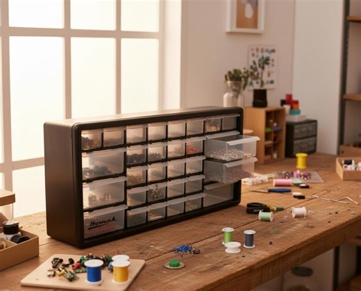 30-drawer Plastic Parts Organizer, Garage & Craft Storage - Etsy