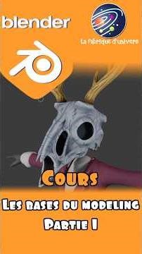 Tuto Blender FR: Cours - Les Bases du Modeling 1 #blendertricks #blendertutorial