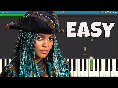 How to play What's My Name - EASY Piano Tutorial - Descendants 2 OST