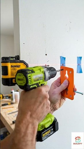 Why Your Floating Shelf WOBBLES (and the 2-Minute Fix) 📚 #shorts #diy