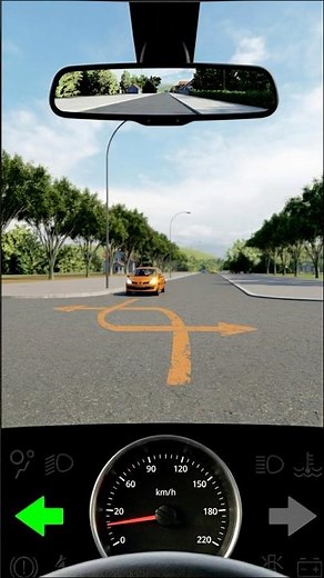 Theorieprüfung - Kreuzen #fahrschule #fahrstunde #autoprüfung #abbiegen #kreuzen