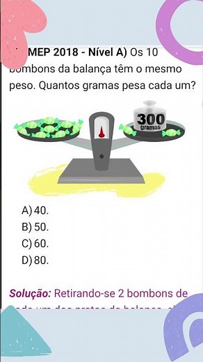 Matemática | Avaliação Diagnóstica 6º Ano | Questão 5 #matematica