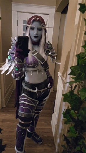 Lisa J on Instagram: "My Sylvanas Windrunner cosplay from World of Warcraft, made by me from EVA foam. Ears by @cosplayfx . . . . . #worldofwarcraft #sylvanaswindrunner #cosplay #armor #darkfantasy"