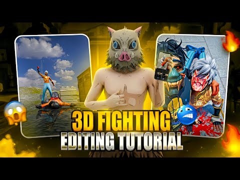 Free Fire 3D Fighting Shorts Editing Tutorial 🔥 | Free Fire 3D Animation Reels Editing Tutorial 🤯
