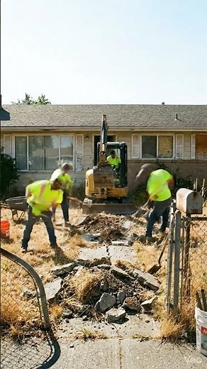 Modern Xeriscape Front Yard Restoration Timelapse | Stunning Desert Landscape Makeover