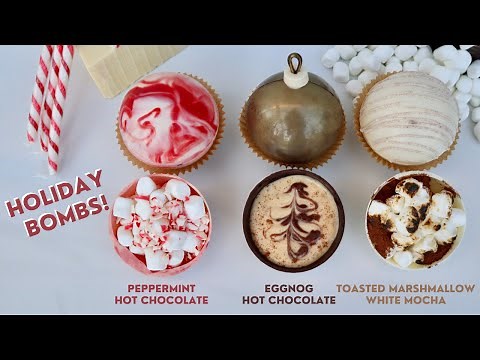 Holiday Hot Chocolate Bombs