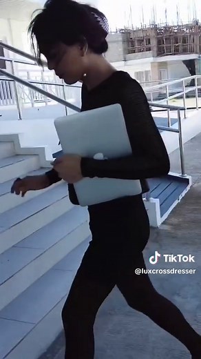 Lux Crossdresser I'm late for work #crossdresser #luxcrossdresser #crossdressersissy #sissy #femboytiktok #sexybody #sexydress #blakcdress #sexybbw😜 #sexy😍🤤😍 #secretary #officelady