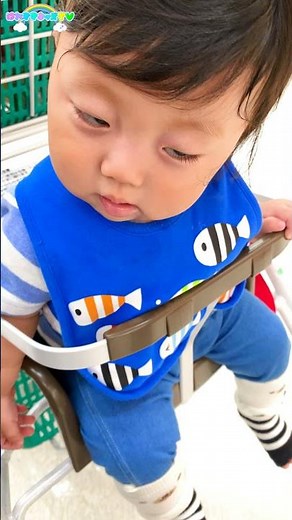 ショッピングカートで眠気とたたかう…の巻！はれママ #Shorts
