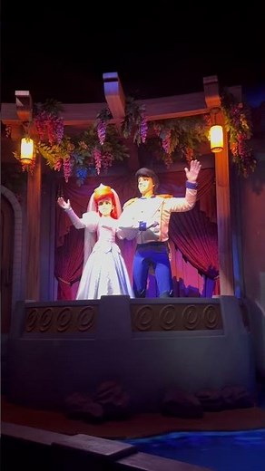 The Little Mermaid in Ariel's Undersea Adventure 🧜‍♀️ #disney #disneyland #thelittlemermaid #dca