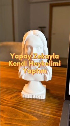 Yapay Zekayla Kendi Heykelimi Yaptım (Fotoğraftan 3D Model)