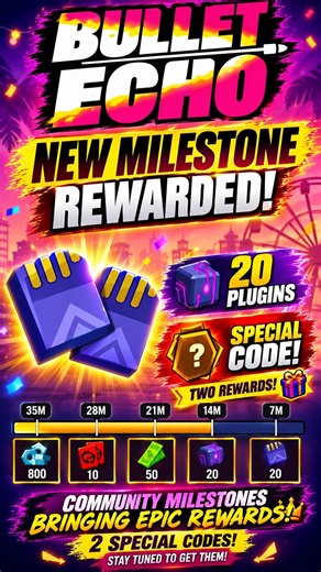 Bullet Echo 2 NEW Promo Codes | FREE 20 Plugins + 20 Cubes