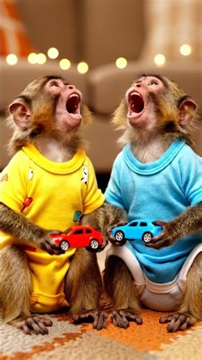 Monkey Farts Caught on Camera and They BOTH Lose It Laughing! #monkey #fart #cute #youtubeshorts