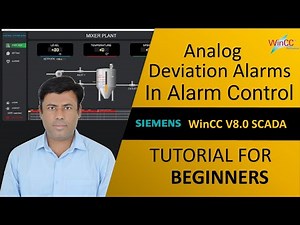 27- WinCC V8.0:What is a Deviation Alarm?|How to Configure Analog Deviation Alarms Beginner Tutorial