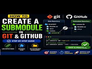 How to Create a Git Submodule | Git & GitHub Tutorial