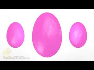 Learn Colors Colours with 3D Rainbow Eggs for Toddlers Children Kids Fun Learning DuckDuckKidsTV