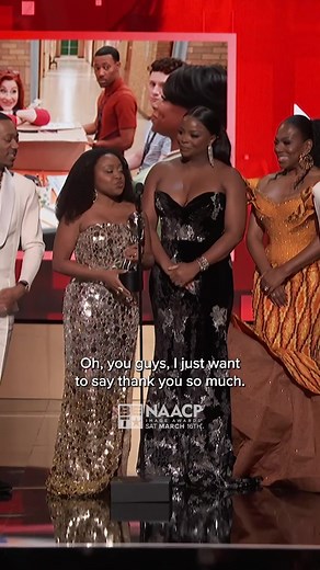 Class is in session! 10 years ago, a large popcorn and the quote “He got moneyyy” changed everything for #QuintaBrunson. Thank you for giving us our favorite teachers and school crew. Where would we be without #AbbottWednesdays? #NAACPImageAwards