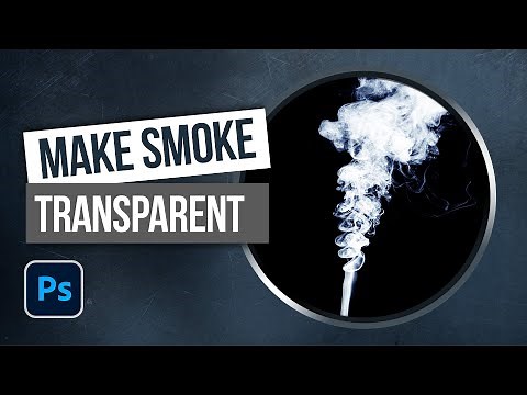 Make Smoke Transparent in Photoshop - 90 Seconds