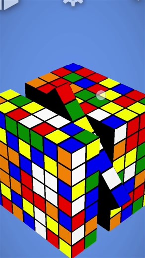 Rubik cube 7x7 in pattern #popular #shortsfeed #Rubik cube in patternspeedcube