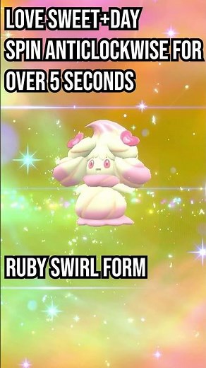 Milcery | Alcremie | Love | Evolution Pokemon in Scarlet & Violet #pokemon #evolution #shorts