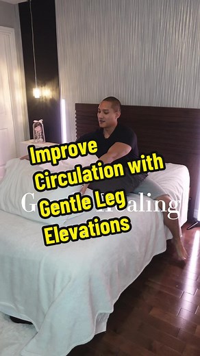 Leg elevation is a gentle therapeutic technique involving raising the legs above heart level, typically using pillows or cushions. This simple practice can improve circulation by aiding blood flow back to the heart, reducing swelling, and alleviating discomfort in the legs and feet. By reducing fluid retention and promoting lymphatic drainage, leg elevation can help alleviate symptoms of conditions like varicose veins, edema, and even leg fatigue from prolonged standing or sitting. Incorporating