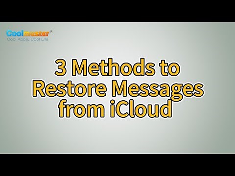 How to Restore Messages from iCloud? [Solved in 3 Methods]