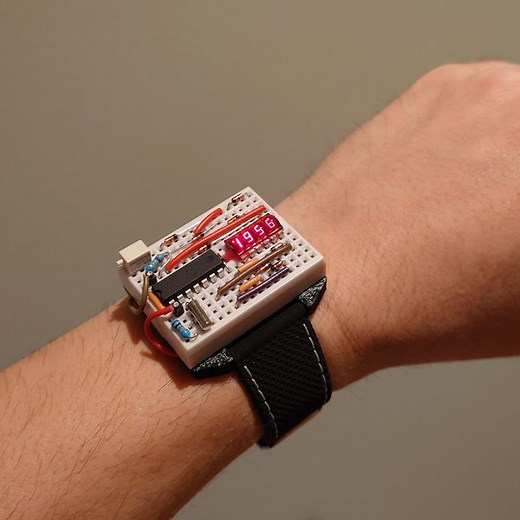 Breadboard Wristwatch