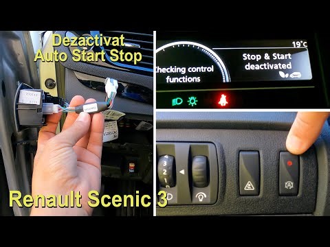 Dezactivarea functiei Start & Stop folosind un modul, Renault Scenic 3